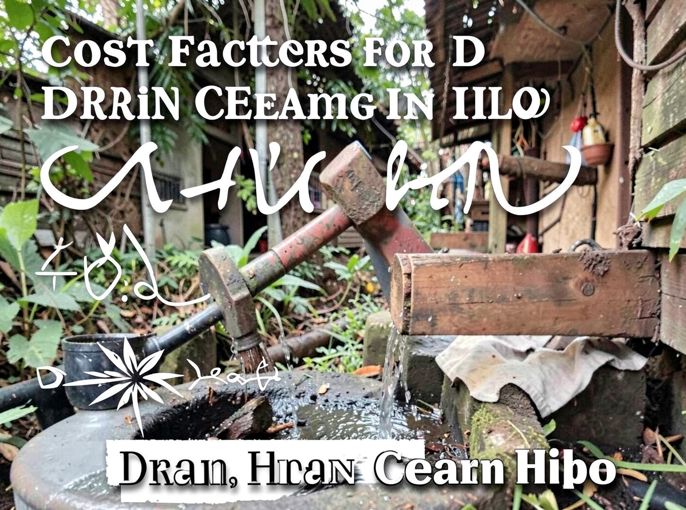 Cost Factors for Drain Cleaning in Hilo Older Homes