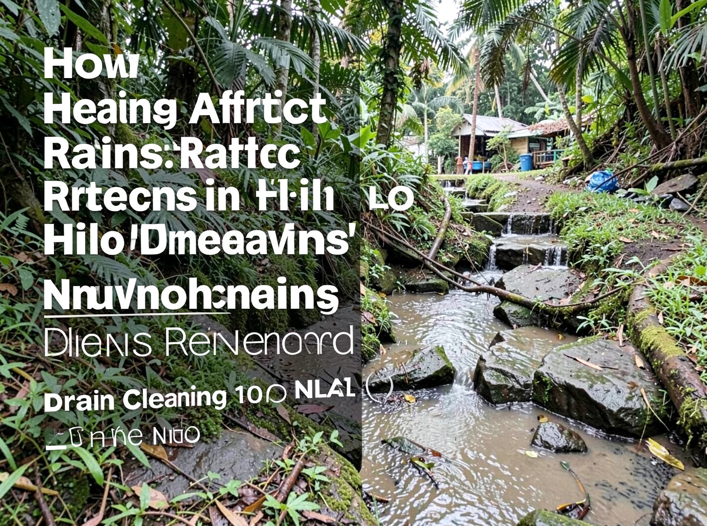 How Heavy Rains Affect Drains in Hilo Neighborhoods